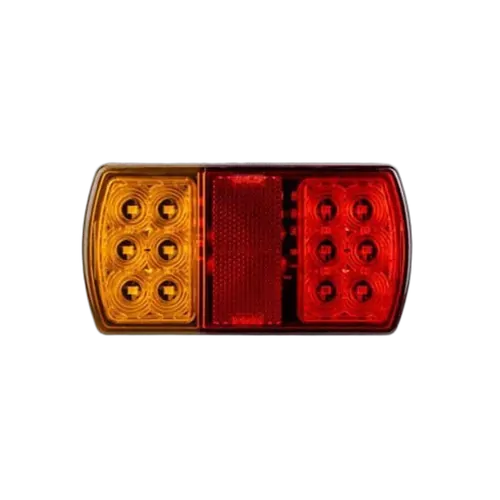 Roadvision LED Rear Combination Lamp 10-30V Stop/Tail/Ind/Ref Surface Mount 150 x 80mm Single Blister