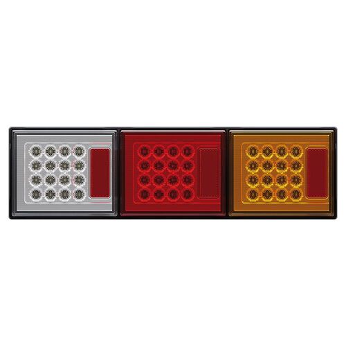 Roadvision LED Rear Combination Lamp 10-30V Stop/Tail/Ind/Reverse Triple Surface Mount 460x130mm
