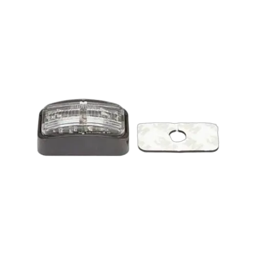 Roadvision Clearance Light LED White BR7 Series 10-30V 50x25mm Clear Lens Fixed Mount 0.5m Cable