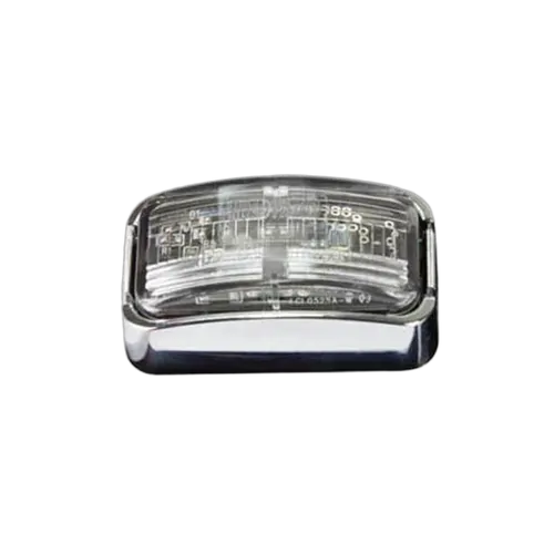 Roadvision Clearance Light LED White BR7 Series 10-30V 50x25mm Clear Lens Chrome Fixed Mount 0.5m Cable