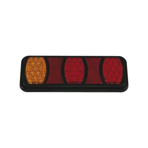 Roadvision LED Rear Combination Lamp BR80 Series 10-30V Stop/Tail/Ind IP67 288 x 107mm Triple Pod Surface Mount Blister Pack