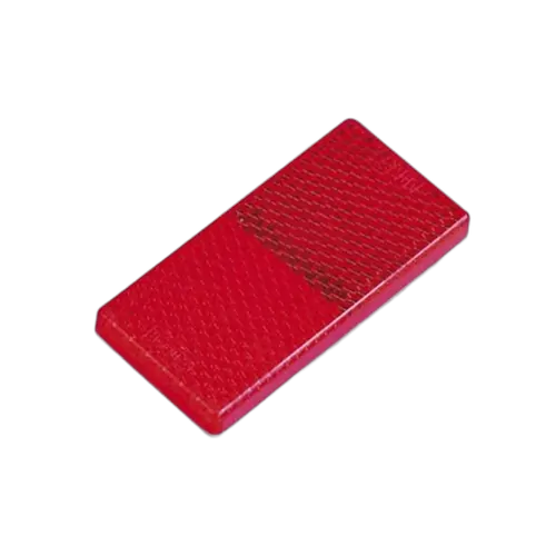 Roadvision Reflector Red Rect. BRREF Series Self Adhesive 65 x 30 x 8mm Twin Pack