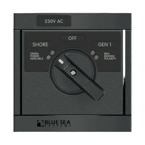 Blue Sea Systems Panel 360 Rotary 230V 65A Off+2 Sources