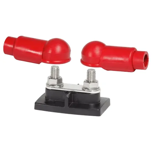 Blue Sea Systems Busbar Dual Stud 3/8In W/Insulators