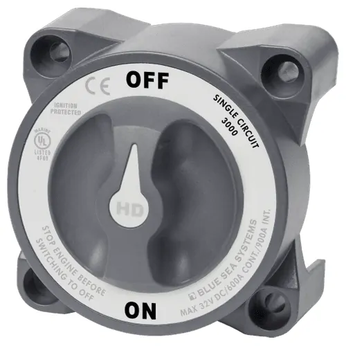 Blue Sea Systems Hd-Series Heavy Duty On-Off Battery Switch