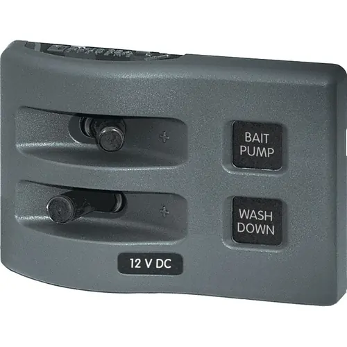 Blue Sea Systems Weatherdeck 12V Dc Waterproof Switch Panel - 2 Position