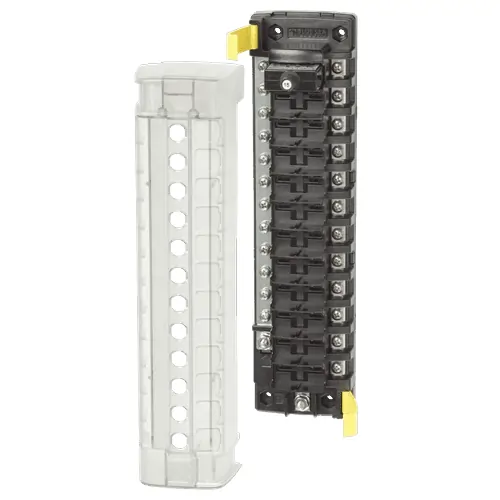 Blue Sea Systems St Clb Circuit Breaker Block - 12 Position With Negative Bus