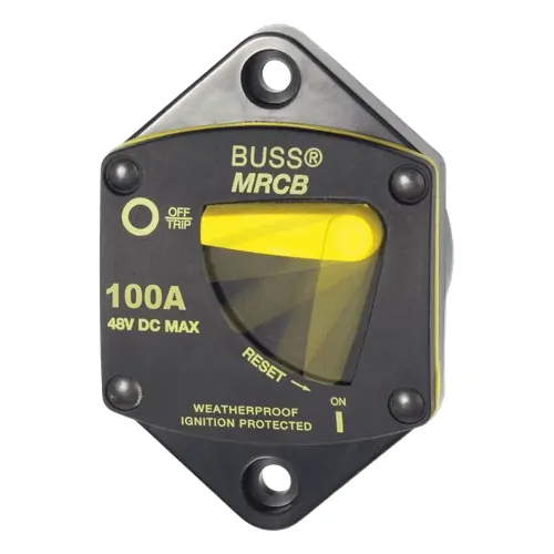 Blue Sea Systems Panel Mount 187-Series Circuit Breakers 100A