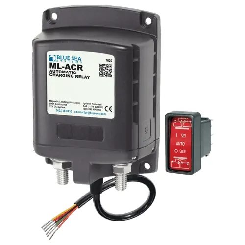 Blue Sea Systems Ml-Acr Automatic Charging Relay - 12V Dc 500A