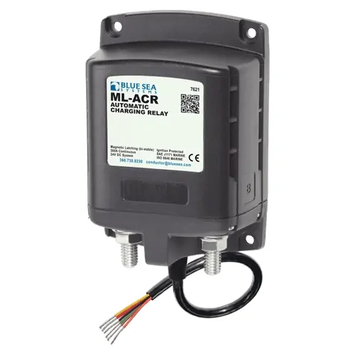 Blue Sea Systems Ml-Acr Automatic Charging Relay - 24V Dc 500A
