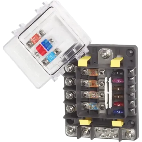 Blue Sea - SAFETY HUB 150 FUSE BLOCK W/-NEG BAR