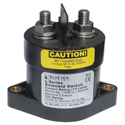 Blue Sea Systems L Solenoid - 12/24V Dc 250A