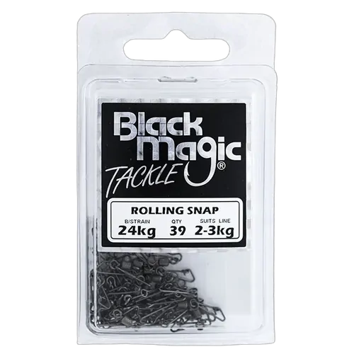 Black Magic 2 -3KG Rolling/Snap Swivel (24KG BS)