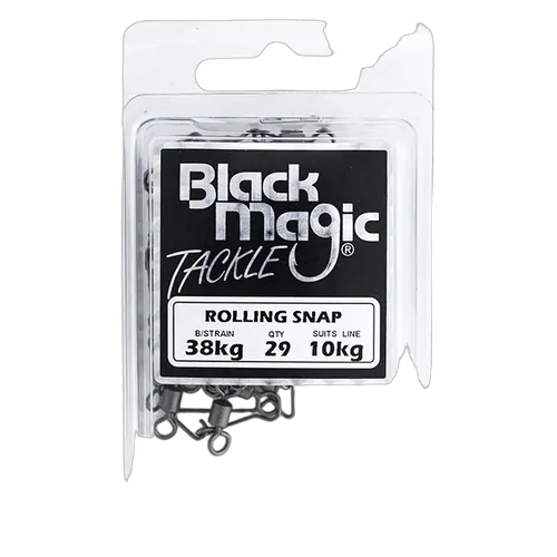 Black Magic 10KG Rolling/Snap Swivel (38KG BS)