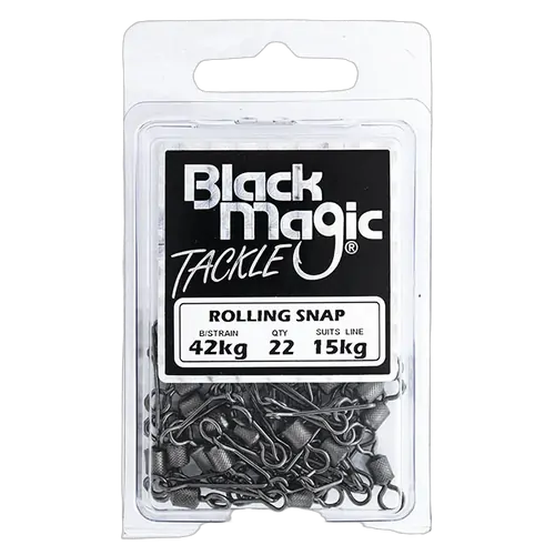 Black Magic 15KG Rolling/Snap Swivel Eco (42KG BS) Economy Pack