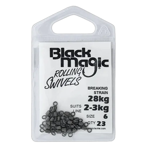 Black Magic 2 -3KG Rolling Swivel (28KG BS) Economy Pack (56)