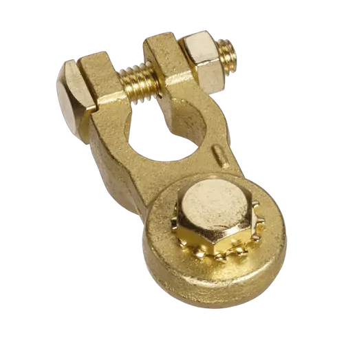 Projecta Heavy Duty Bolt Brass Battery Negative Terminal (Box 10)