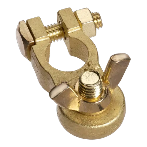 Projecta Heavy Duty Wingnut Brass Battery Positive Terminal (Blister 1)