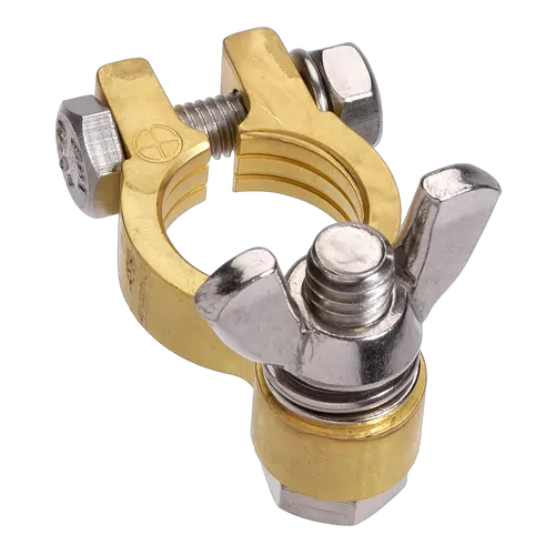 Projecta Forged Brass Wingnut Positive Terminal (Blister 1)