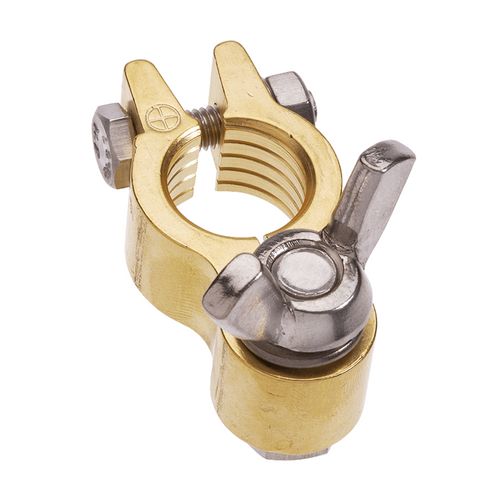 Projecta Forged Brass Heavy Duty Wingnut Positive Terminal (Bag Of 10)