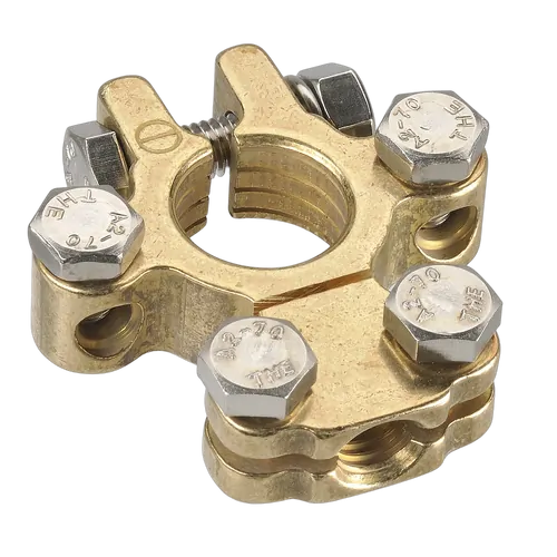 Projecta Forged Brass Saddle With Dual Auxiliary - Negative Terminal (Blister 1)