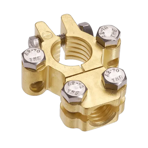 Projecta Forged Brass Heavy Duty Saddle With Dual Auxiliary - Negative Terminal (Blister 1)