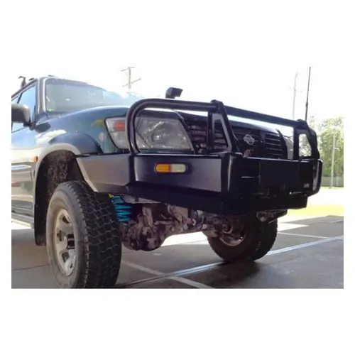 Dobinsons Black Bullbar to Suit Nissan Patrol Y61 GU Wagon 1998-2004
