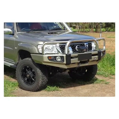Dobinsons Stainless Bullbar to Suit Nissan Patrol Y61 GU Ute 2006-On