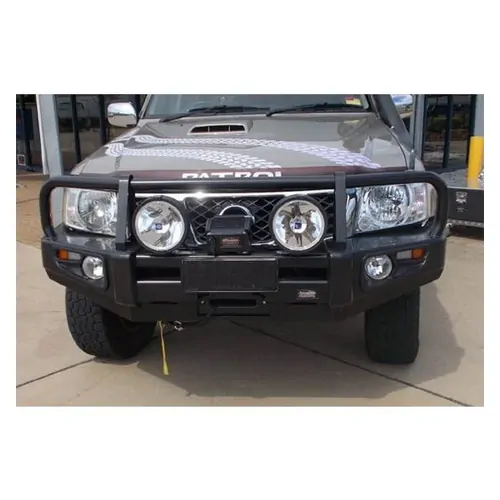Dobinsons Black Deluxe Bullbar to Suit Nissan Patrol Y61 GU Wagon 09/2004-On