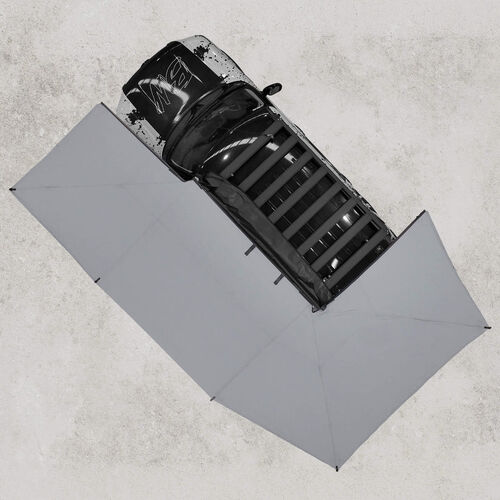 Bushwakka Darkness XL Squared Awning LHS - Grey Canvas Standard Lights