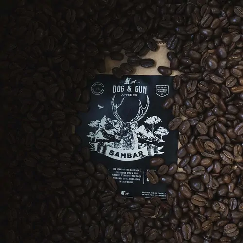 Dog & Gun Sambar Dark Roast Whole Beans 225g
