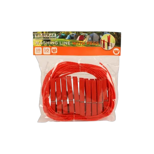 Wildtrak Washing Line 10M With 10Pegs Ac Cc0005