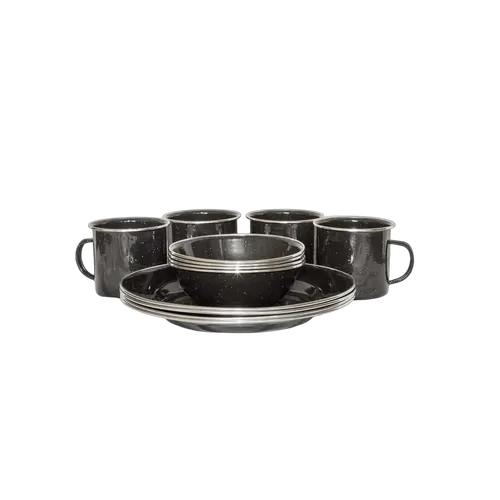 Wildtrak Premium Enamel Dinner Set 12Pc