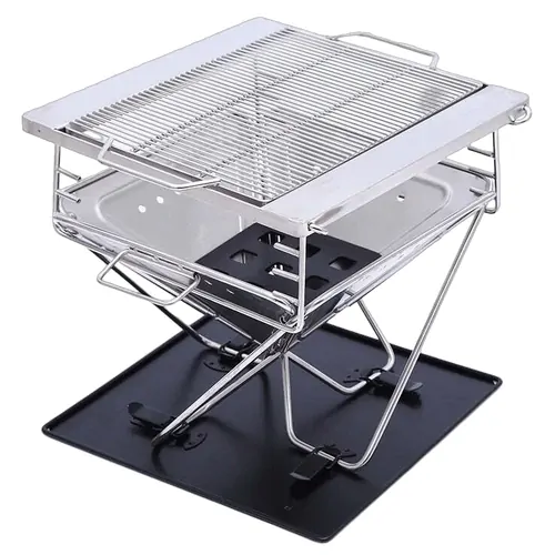 Wildtrak Frontier 450 Stainless Steel Fold Bbq 31 X 31 X 22Cm