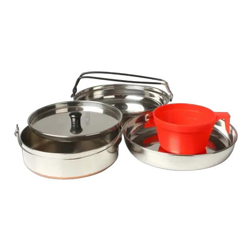 Wildtrak Stainless Steel 1 Person Mess Kit