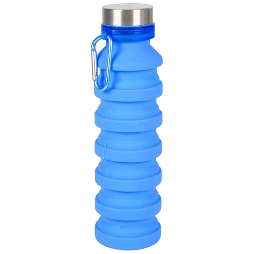 Wildtrak Expanda Water Bottle 550Ml Silicon W Carabiner 2Asst Clr