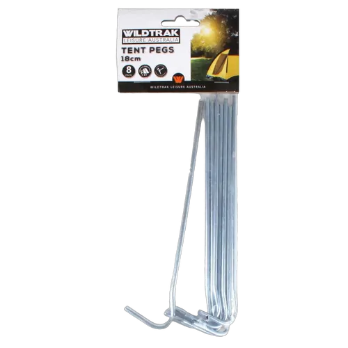 Wildtrak Tent Pegs 180X4Mm 8Pk Ac Cc3000