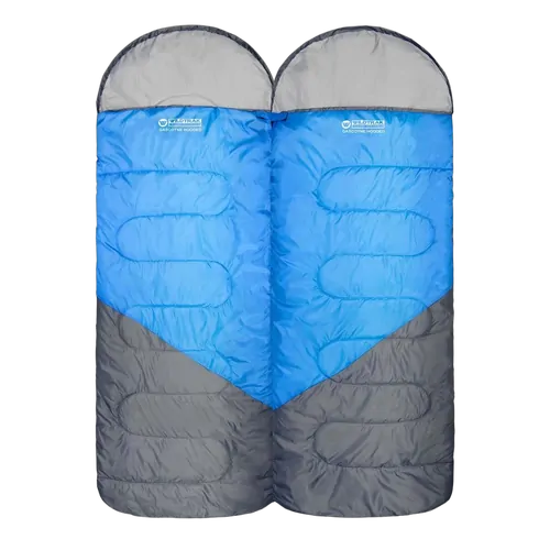 Wildtrak Gascoyne Hooded Twin Sleeping Bags 230 X 70Cm 5 To 10C