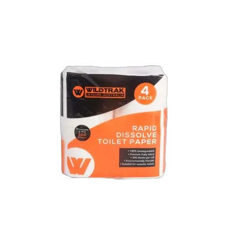 Wildtrak Toilet Paper Rv Dissolving 4 Roll Pack