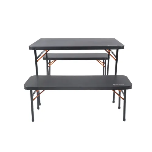 Wildtrak Picnic Table 3Pc 102Cm Black