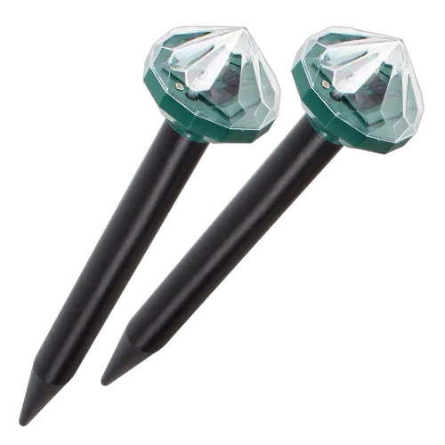 Wildtrak Snake Repeller 2Pk Ultrasonic Solar With Led Light