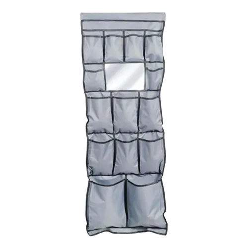 Wildtrak Caravan Annex Organiser 14 Shelf With Mirror 120X48Cm