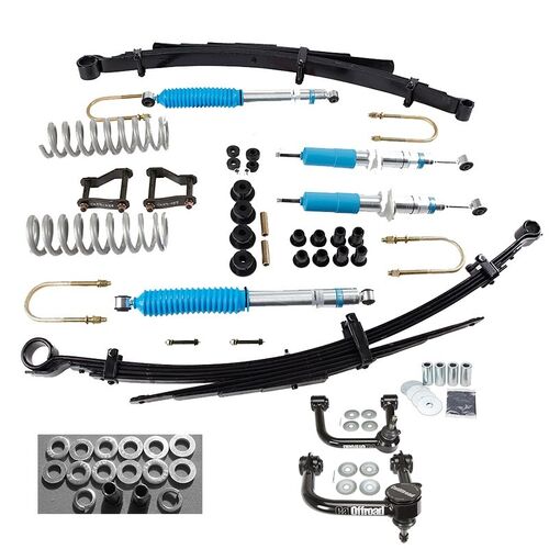 CalOffroad Platinum Series 4x4 Lift Kit Tour Pack, 3 INCH Lift, Coil Spring (Hvy Duty), Leaf Spring (ExHvy Duty) to suit Ford Ranger PX1, PX2, 11-18