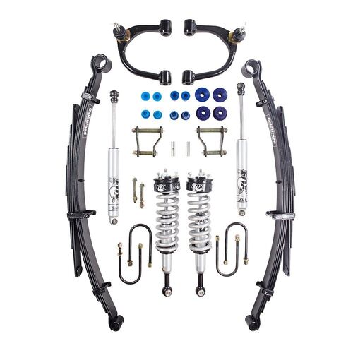 Fox 4x4 Lift Kit Tour Pack, 3 INCH Lift, Coil Spring (Extra Heavy Duty), Leaf Spring (Extra Heavy Duty) to suit Ford Ranger PX1, PX2, 2011 - 2018