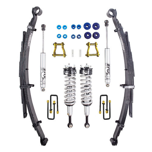Fox 4x4 Lift Kit Tour Pack, 2 INCH Lift, Coil Spring (Extra Heavy Duty), Leaf Spring (Extra Heavy Duty) to suit Toyota Hilux N70 2005 - 2015