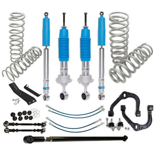 CalOffroad Platinum Lift Kit Tour Pack,Stage 2,4" Lift with Coil Rear,Front Coil (Hvy),Rear Coil (Hvy-ExHvy) to suit Nissan Navara NP300 15on