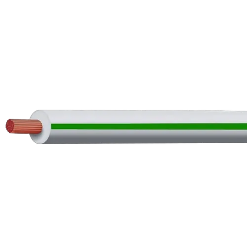 3mm White/Green Tracer Cable 30M (Spooled Length)