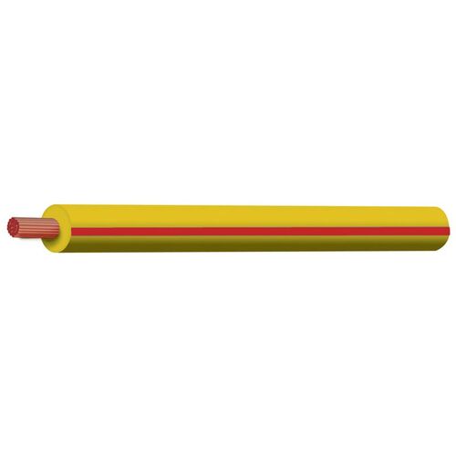 Yellow/Red 3mm Trace Single Core Core (Sold Per Metre)