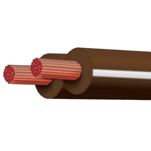 Brown/White 3mm Figure 8 30M Twin Core (Spooled Length)