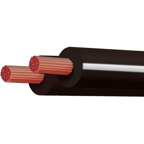 Black/White 3mm Figure 8 500M Twin Core (Spooled Length)